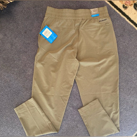 Columbia Pleasant Creek Core Pant Omni-Shield Small Olive Green - Picture 2 of 10